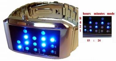 Dual-Armbanduhr mit LED-Anzeige