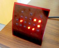 selbstgebaute Binär-Uhr mit LED's (Beschreibung siehe dualuhr.txt)
