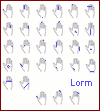 Lorm-Alphabet