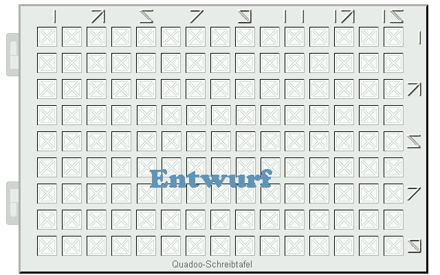 Quadoo-Alphabet Schreibtafel