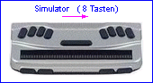 Computerbraille-Tastatur-Simulator