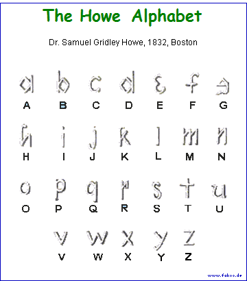 Relief alphabet