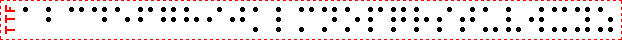 Braille alphabet TTF