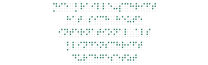 Die Braille-Schrift hat sich heute international als Blindenschrift durchgesetzt