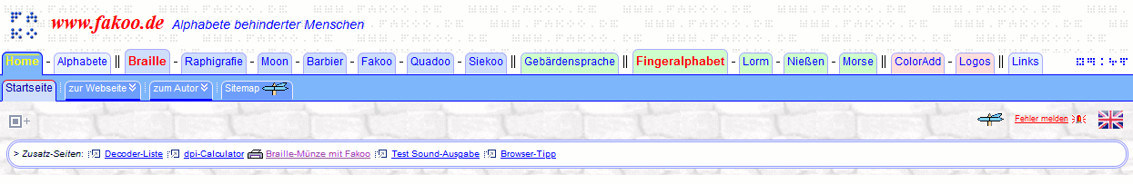Layout alt mit Reitern