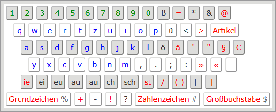 Maustastatur normal breit