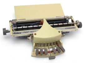 moderne Punktschriftmaschine