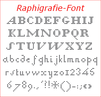 Raphigrafie-Font