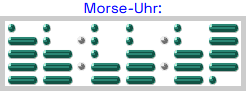 Morse-Uhr (animert mit Javascript)