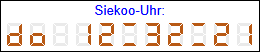 Siekoo-Uhr (animert mit Javascript)